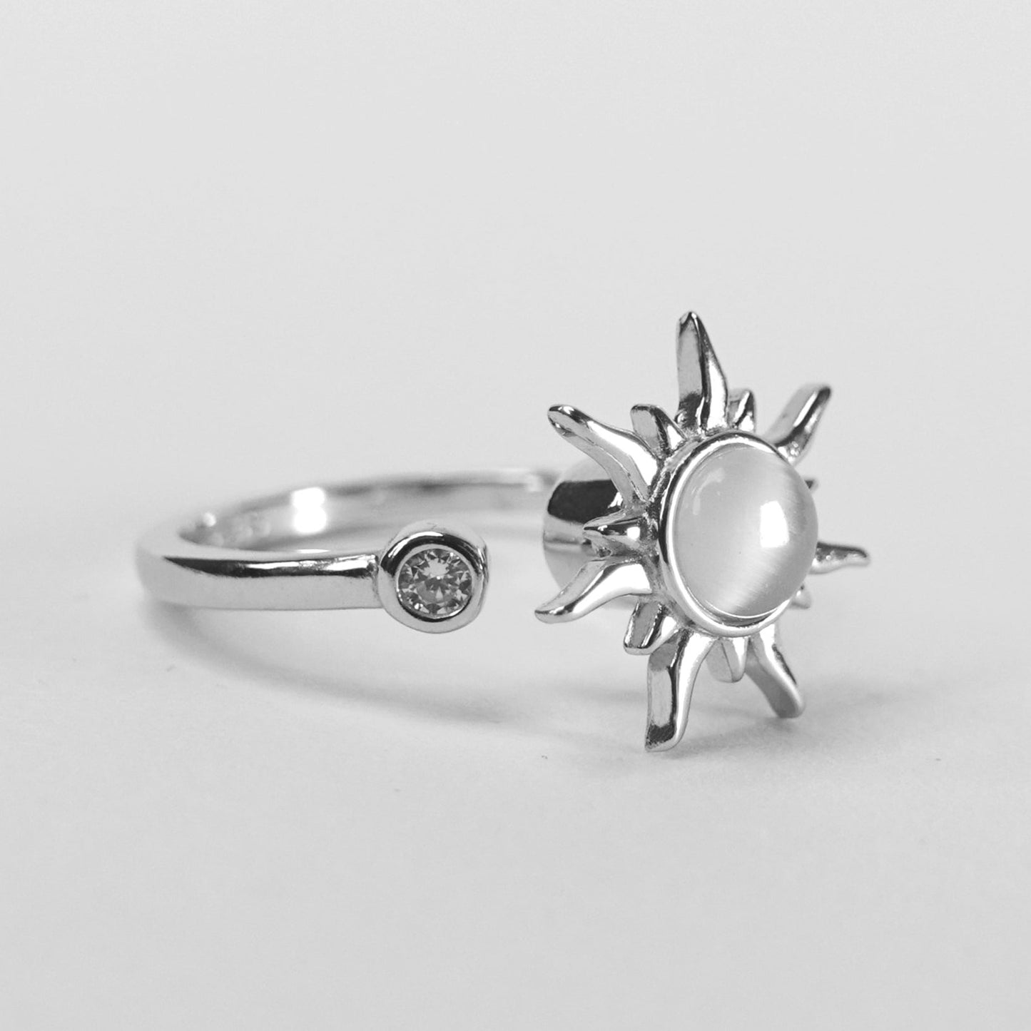 925 Sterling Silver - Solistic Spinner Ring