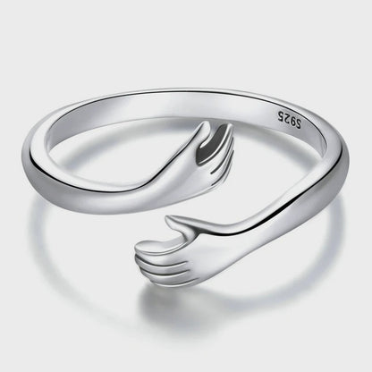 925 Sterling Silver - Embrace Ring