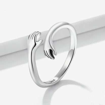 925 Sterling Silver - Embrace Ring