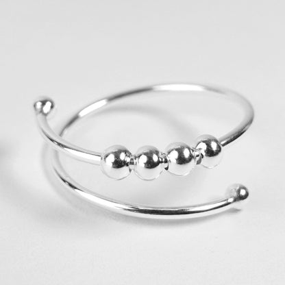 925 Sterling Silver - Skye Skjutbar Ring